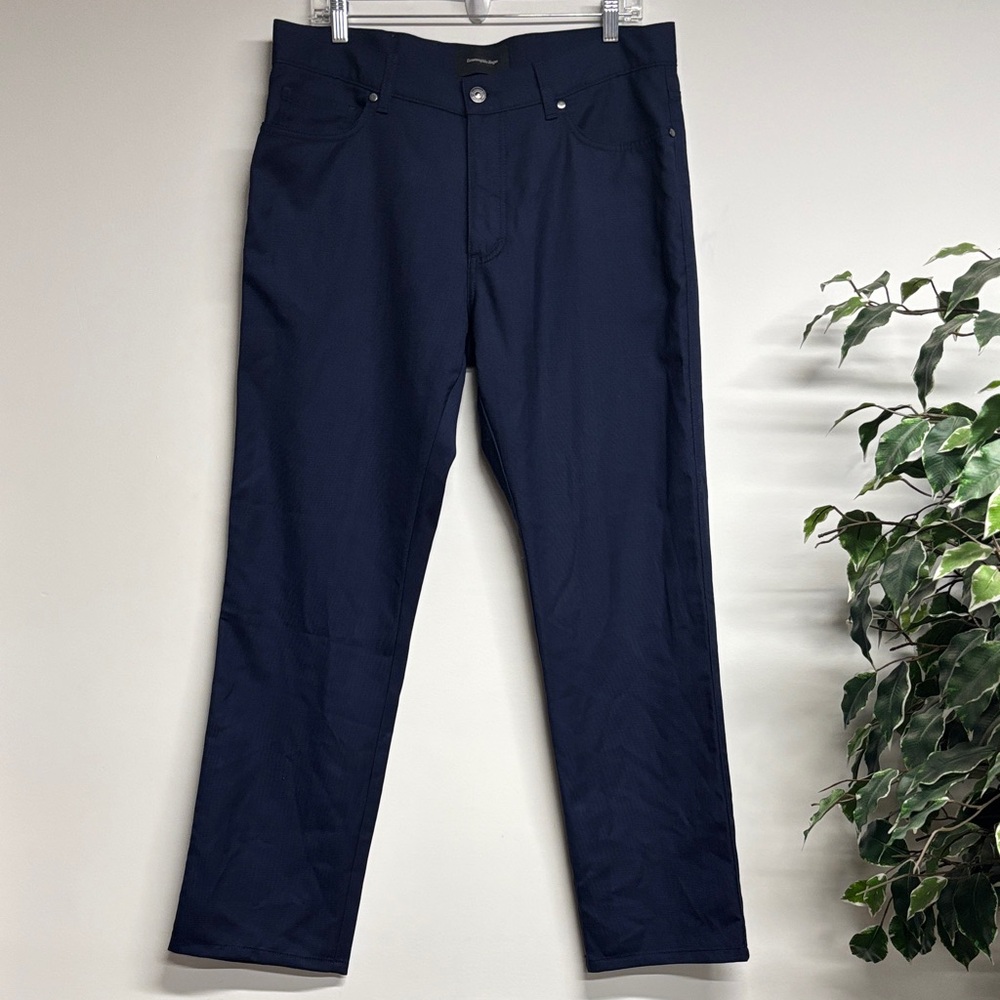 Ermenegildo Zegna Navy Blue Pants